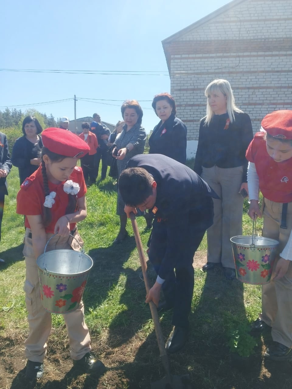 Аллею памяти  открыли в селе Урзайбашево
