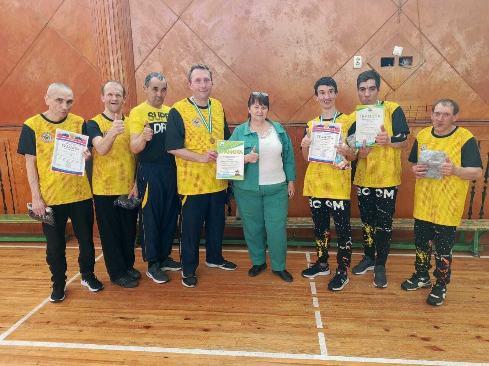 Ребята из Буздякского ПНИ заняли второе место в турнире для людей с ОВЗ