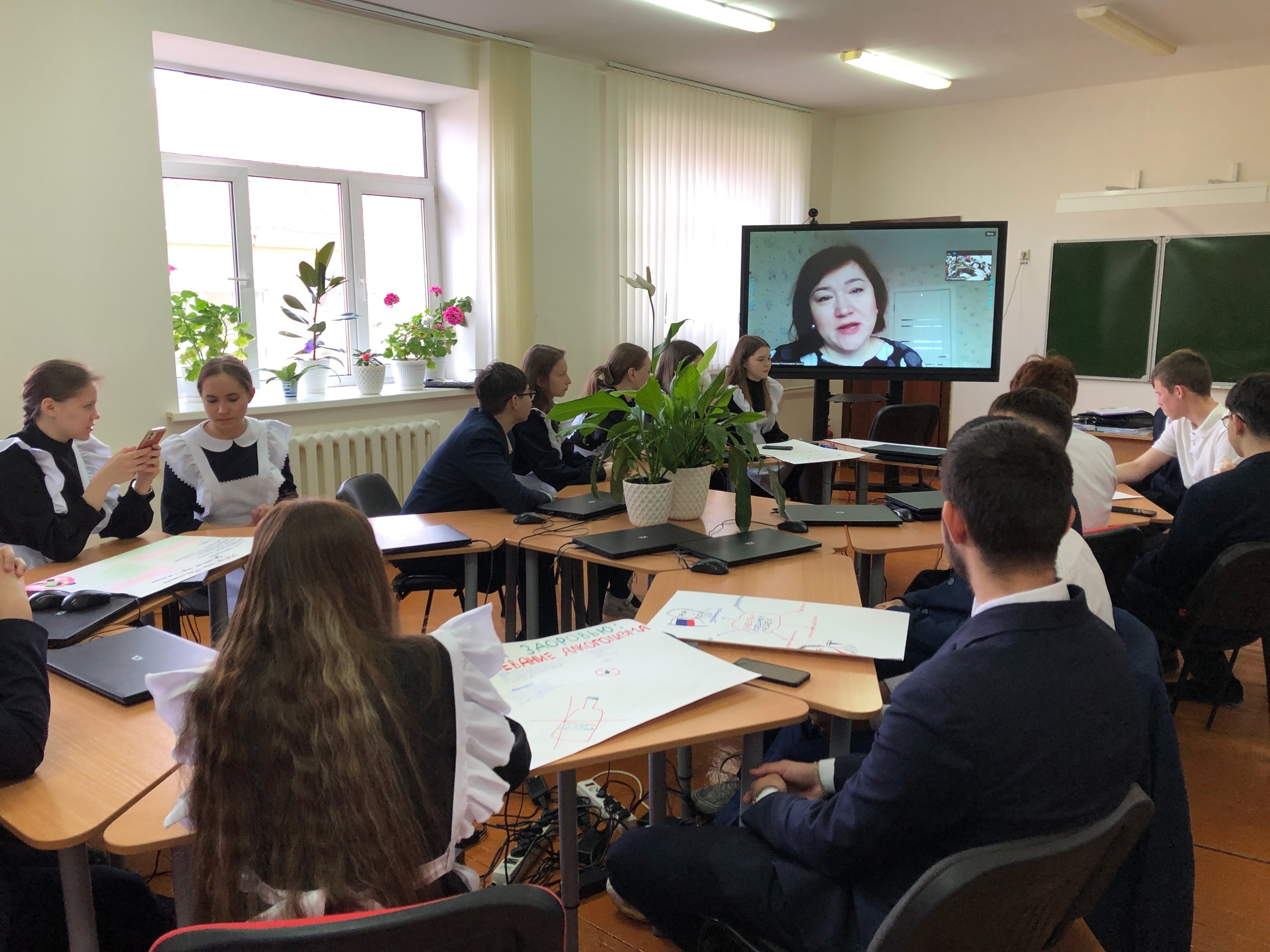 Десятиклассники школы №2 села Буздяк приняли участие в питчинге проектов