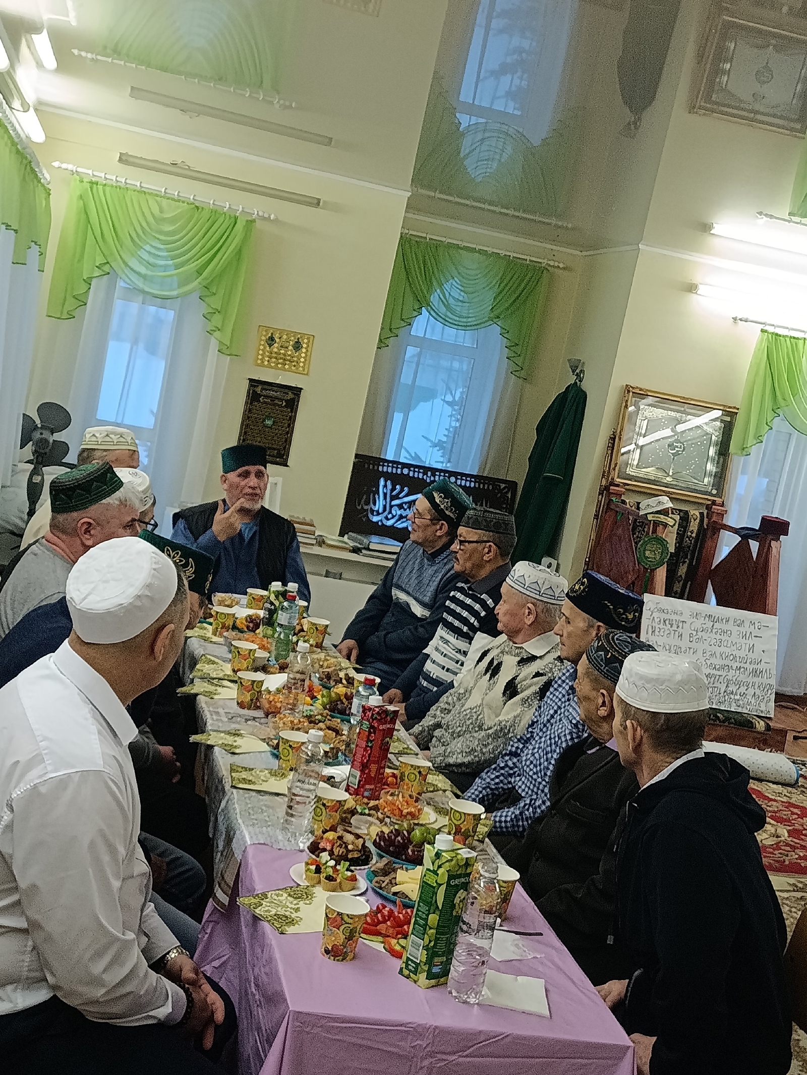 Праздничный ифтар прошел в мечети села Сабаево