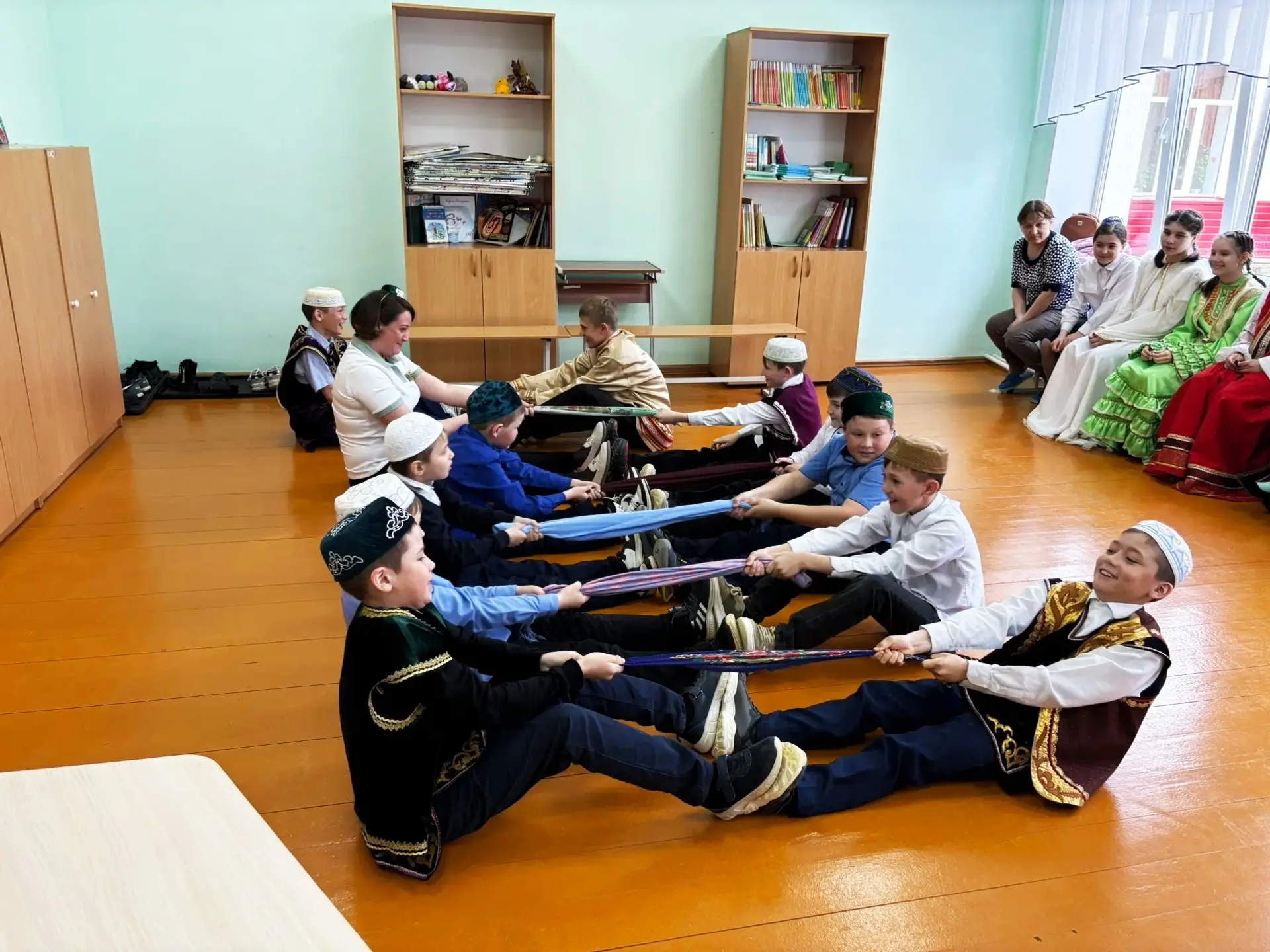 В Каранской школе прошел семейный выходной