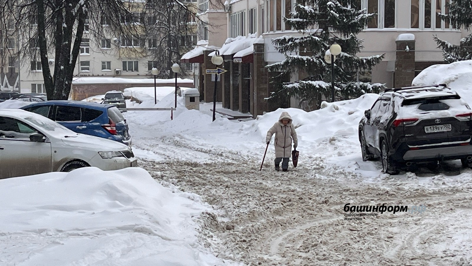 Жителей Башкирии предупредили о гололеде и сильном ветре