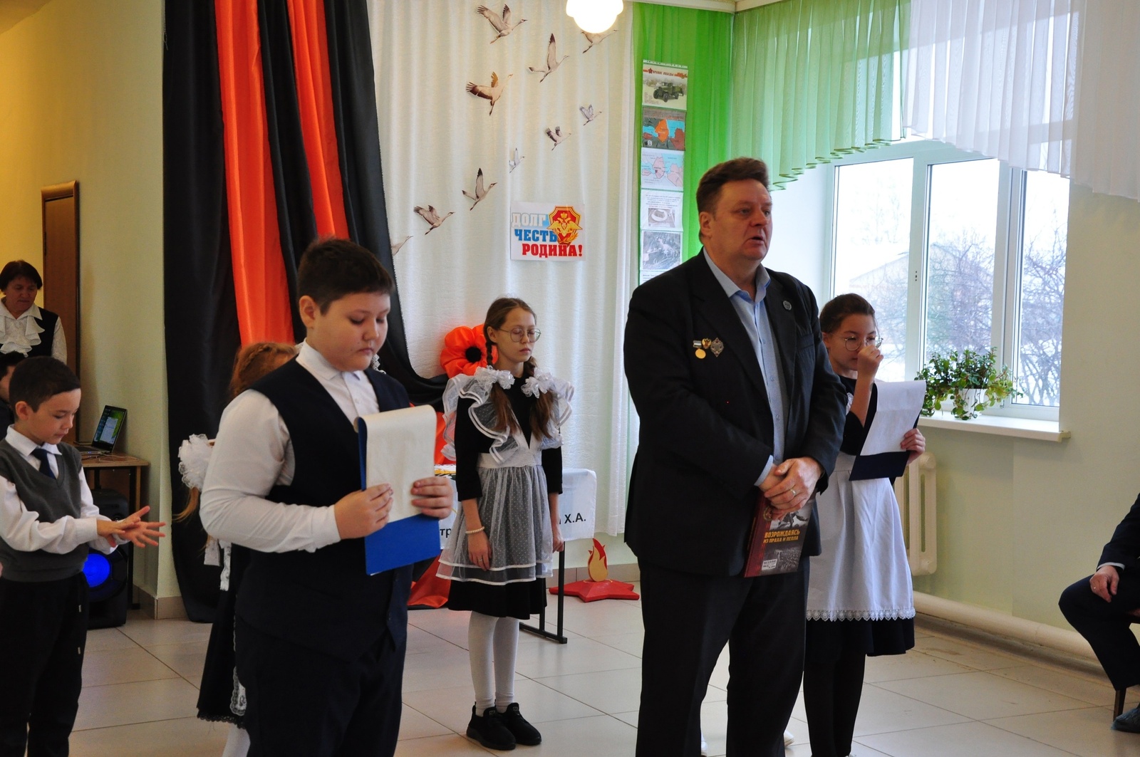 Внук Хатмуллы Султанова тесно сотрудничает со школой села Копей-Кубово