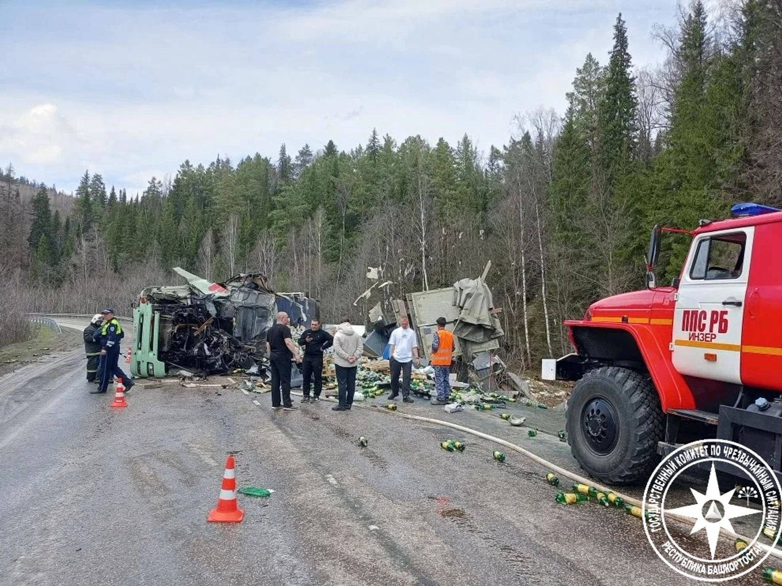 В Башкирии в ДТП с грузовиками погибли люди