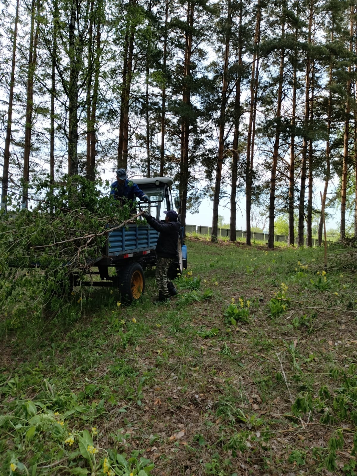 Жители и выходцы Киязибашево провели субботник на территории местного кладбища