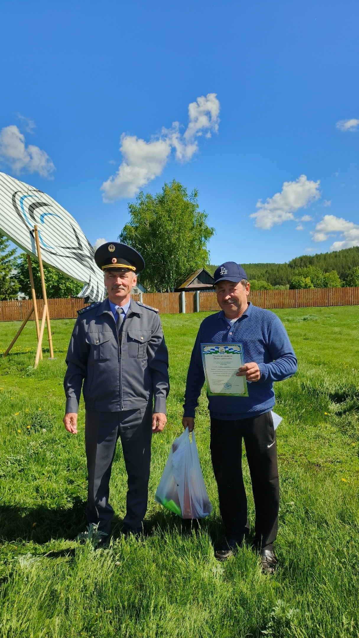 В селе Тюрюшево прошел технический осмотр тракторов и прицепов