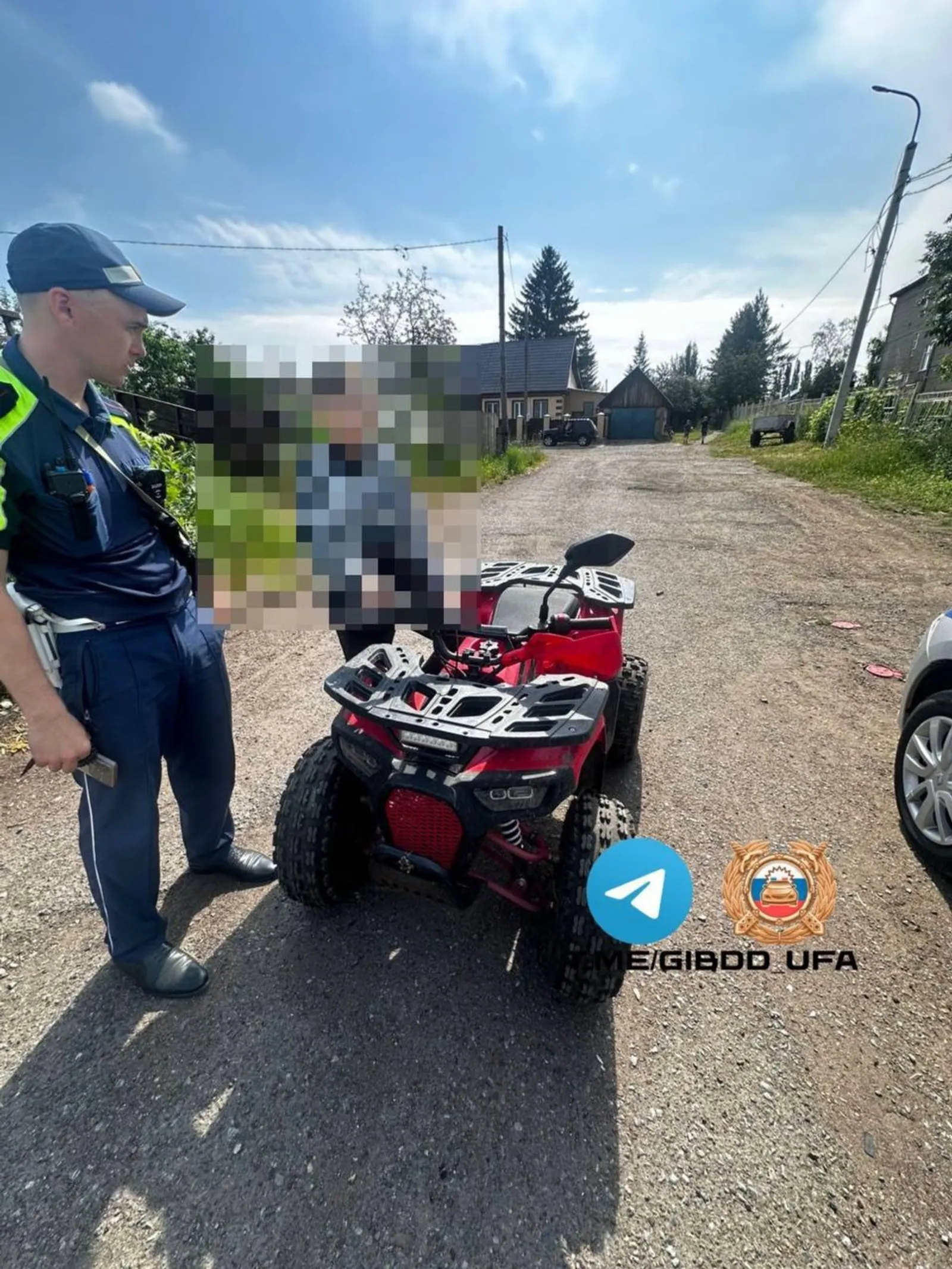 «Малай»-нарушитель за рулем квадроцикла попался уфимским гаишникам