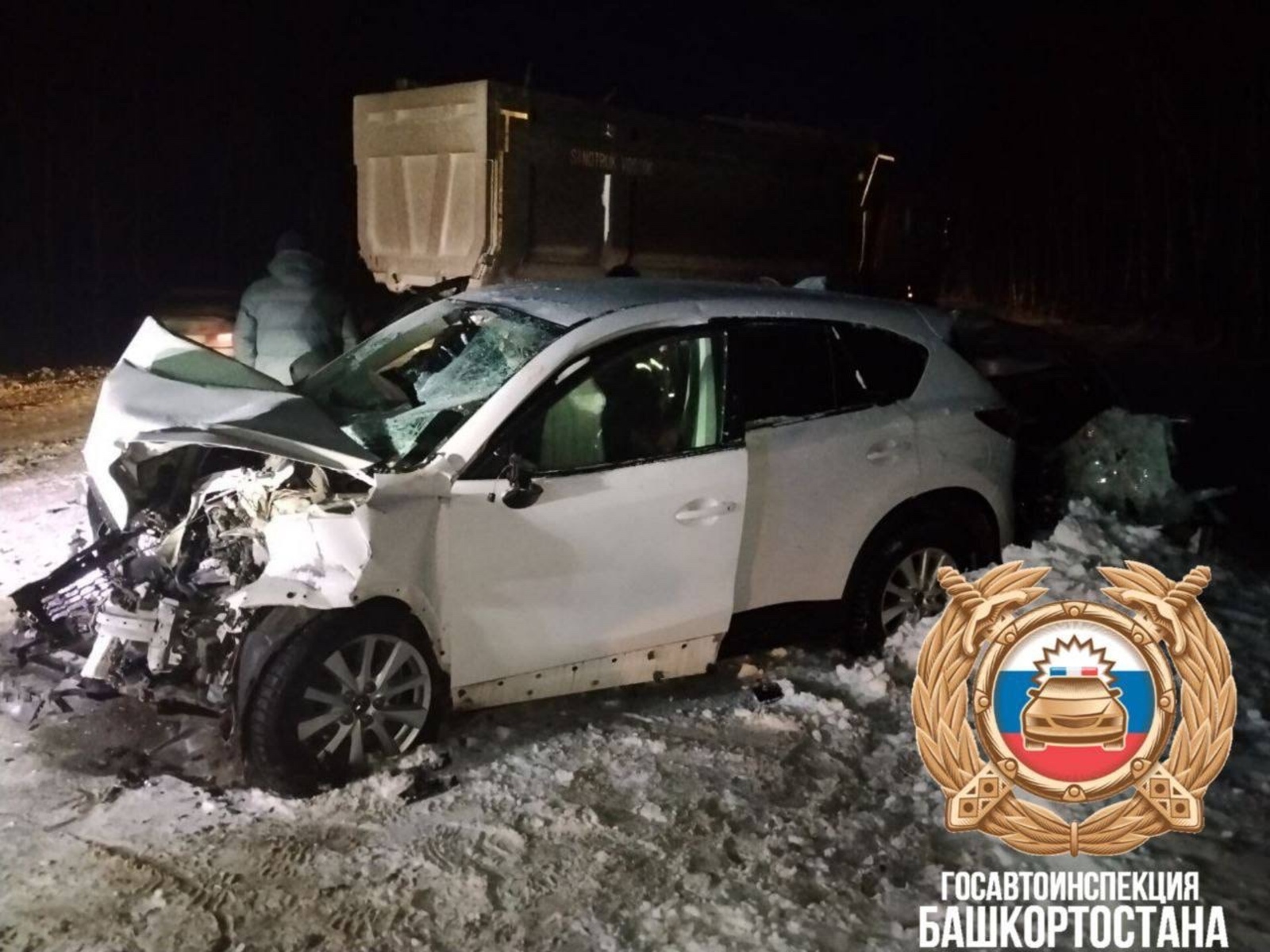 Страшная авария в Башкирии: четверо погибших при столкновении трех машин