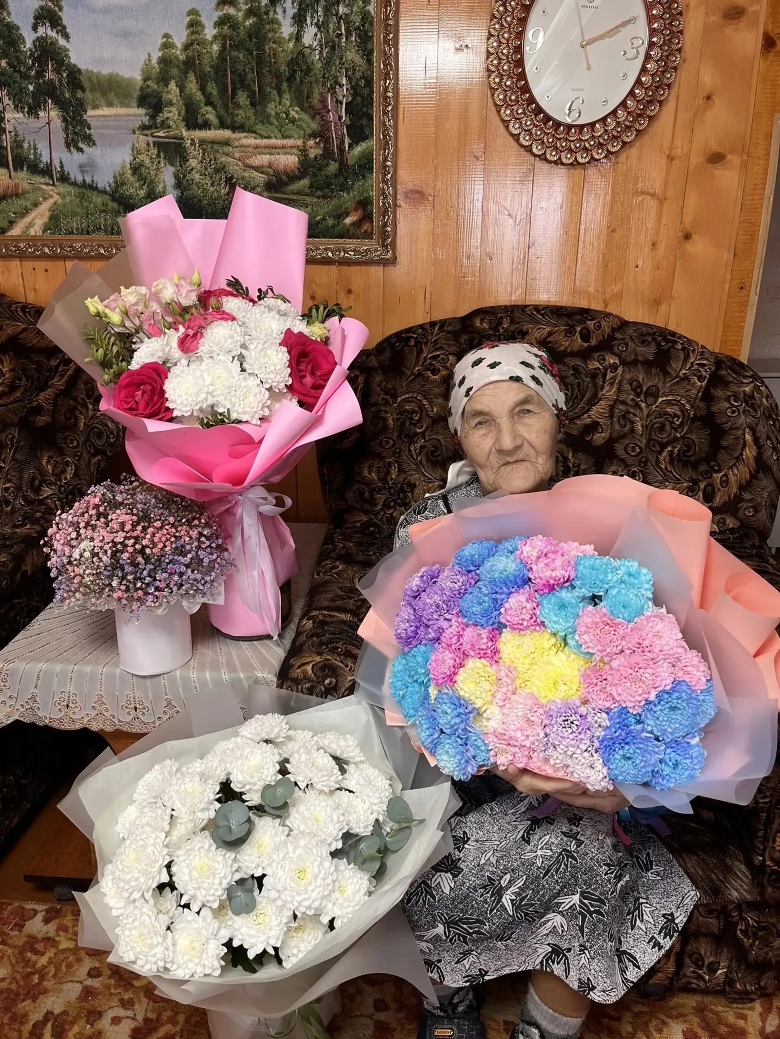 Жительница села Старый Буздяк Аниса Мамлеева отметила 90-летний юбилей