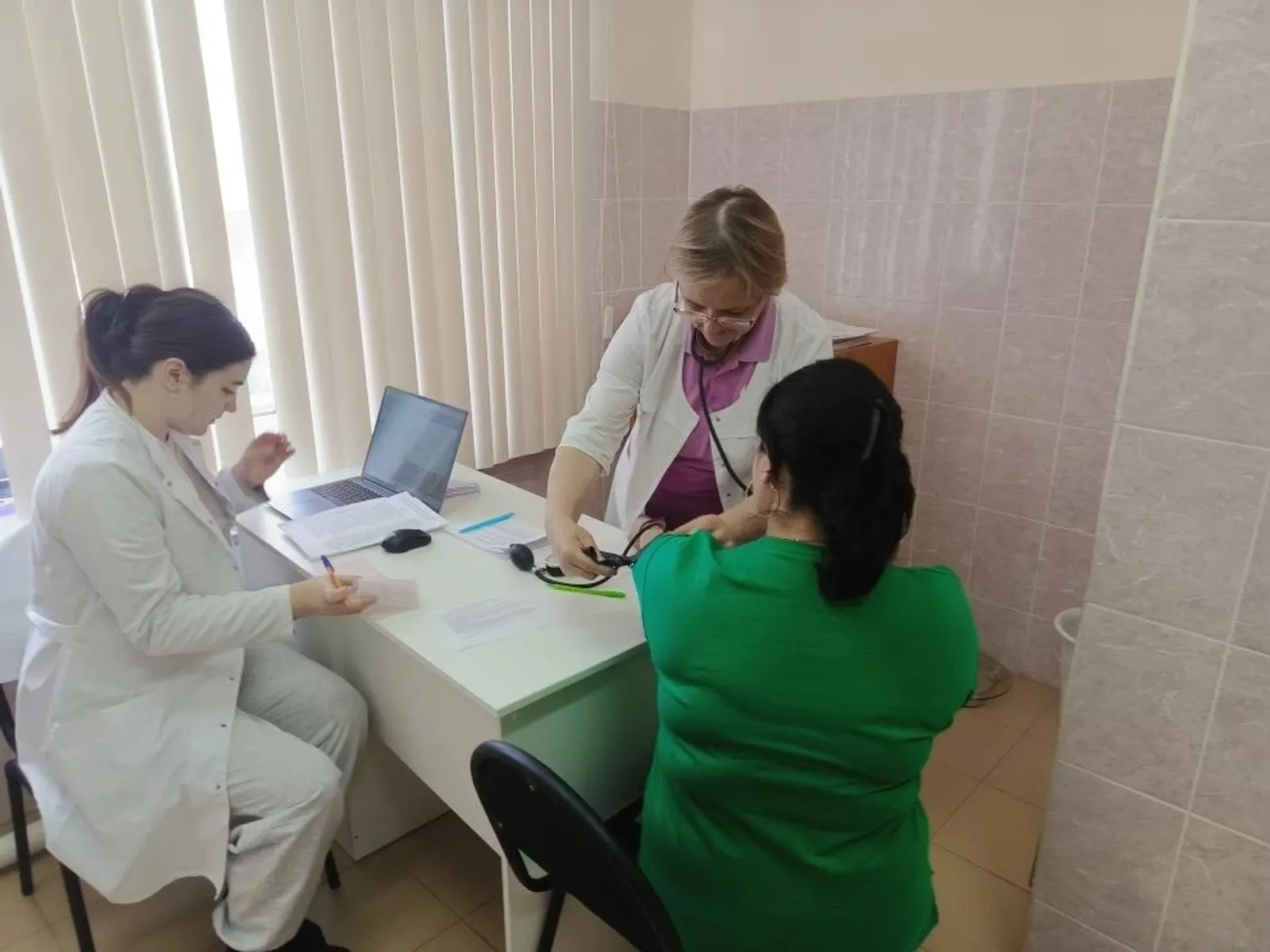 В селе Буздяк продолжаются выездные диспансеризации