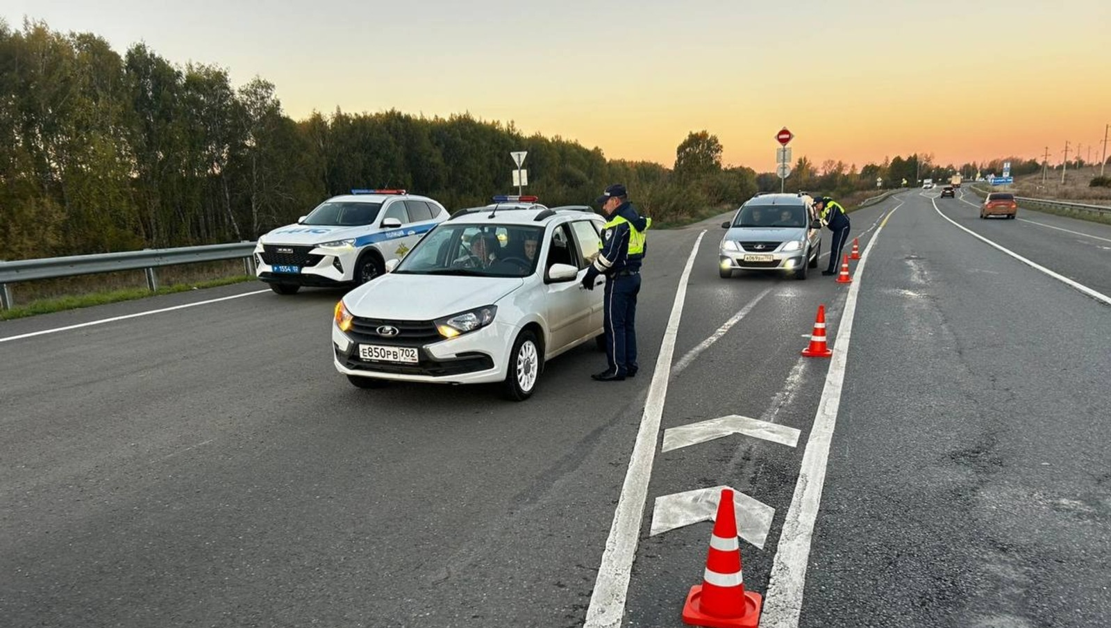 ГАИ Башкирии проводит сплошные проверки на трассе М-5