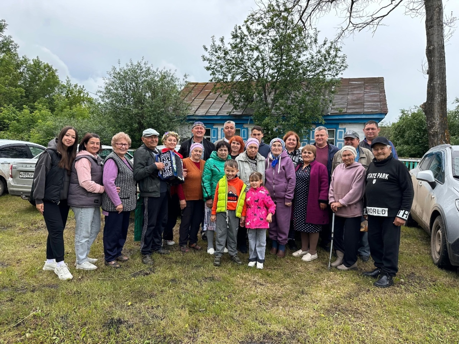 По традиции в деревне Каранай прошла встреча односельчан