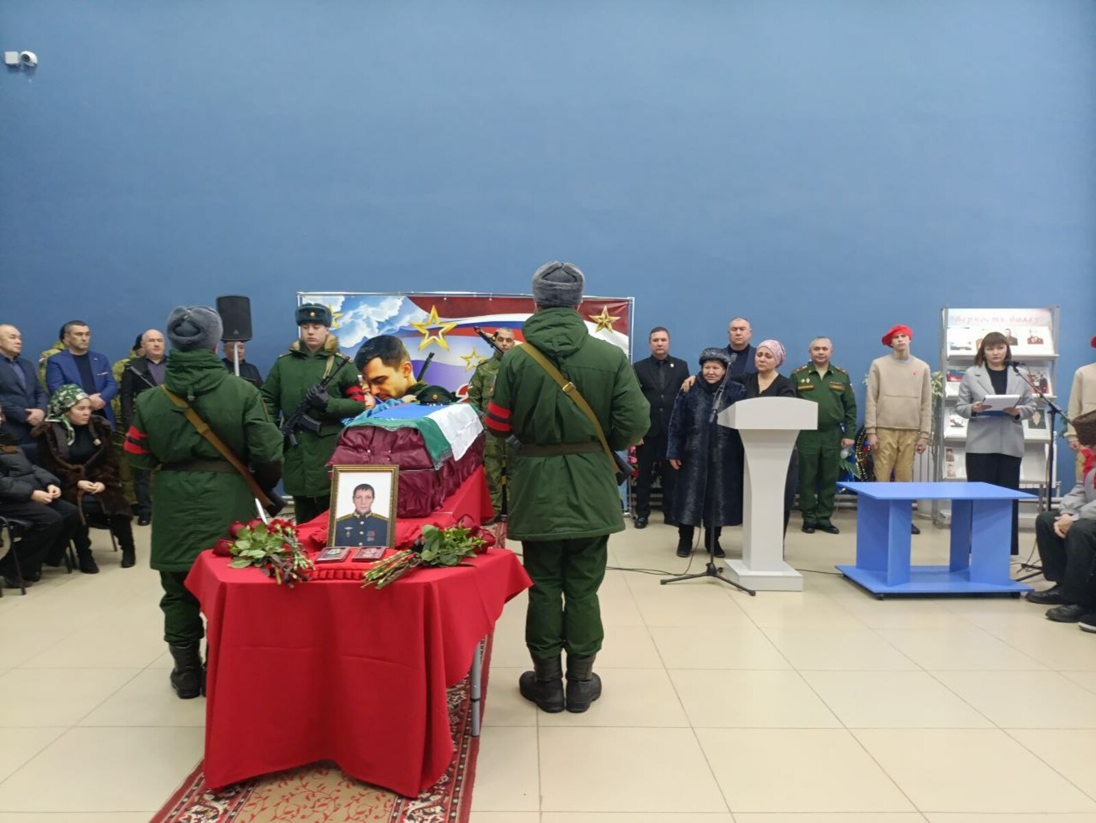 В селе Копей-Кубово проводили в последний путь участника СВО