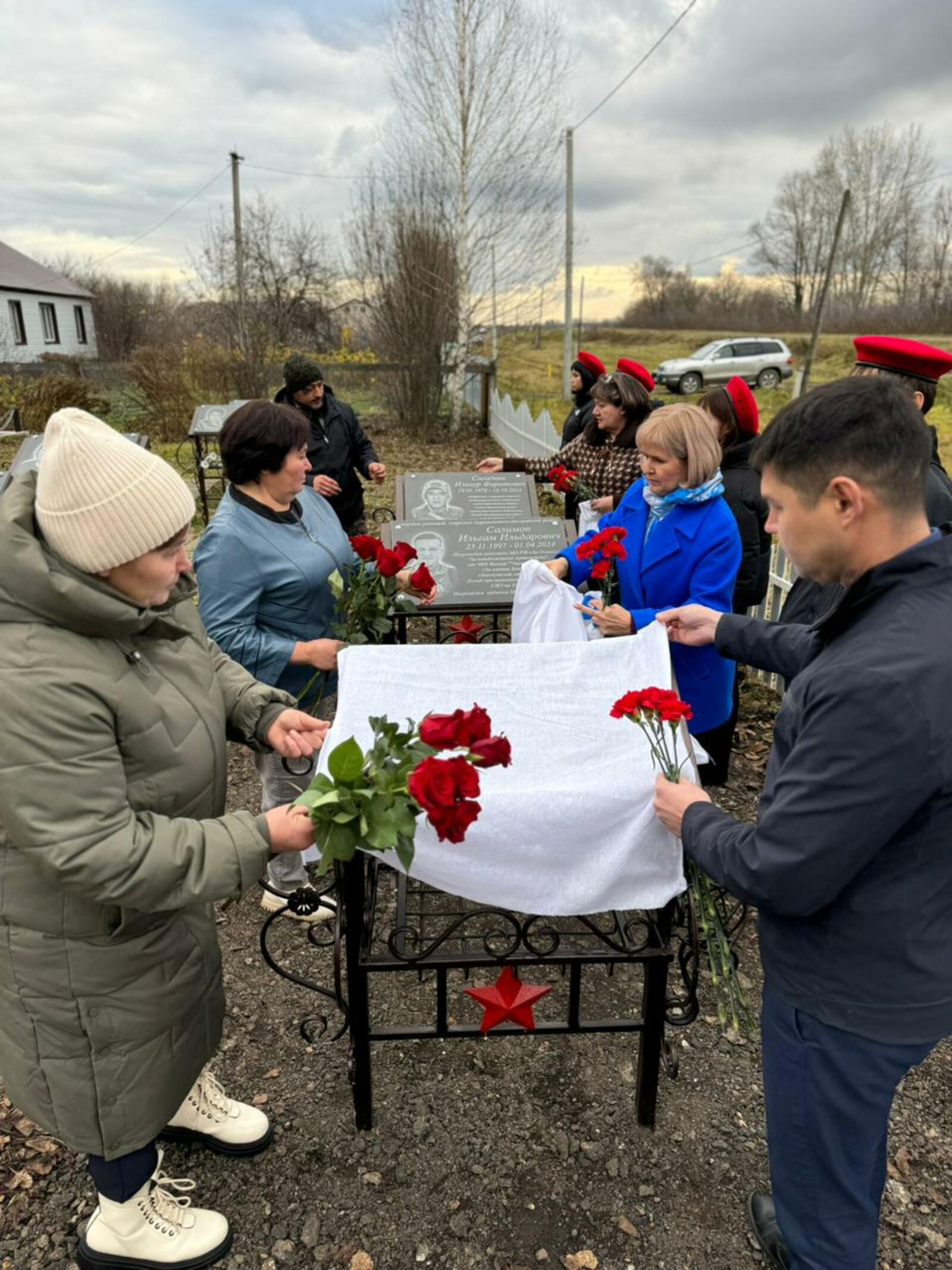 В Кузеево открыли мемориал в честь земляков, погибших за Родину