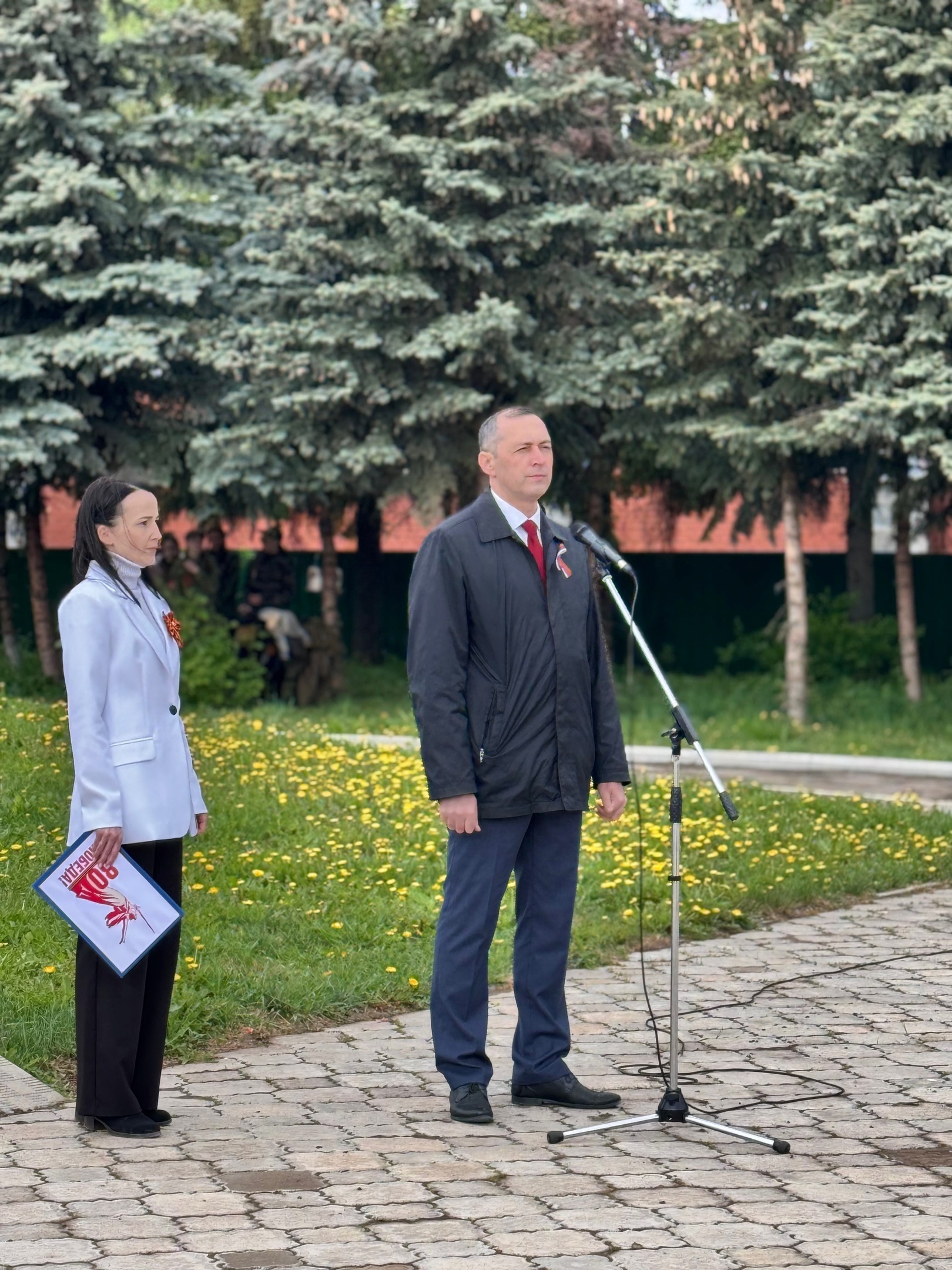 Торжественный митинг в честь празднования Дня Победы