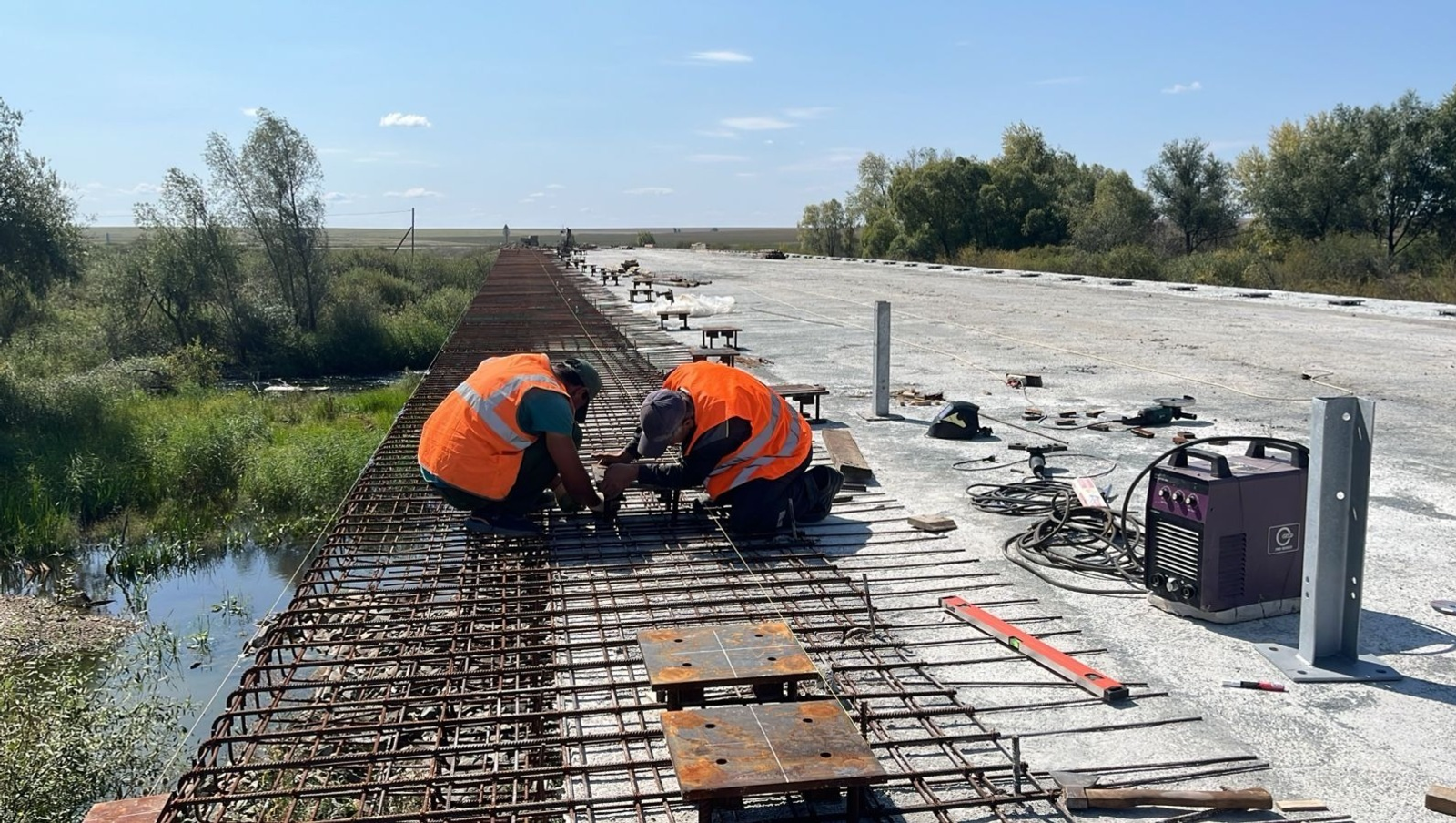 В Башкирии в рамках нацпроекта ремонтируют мост через реку Таналык