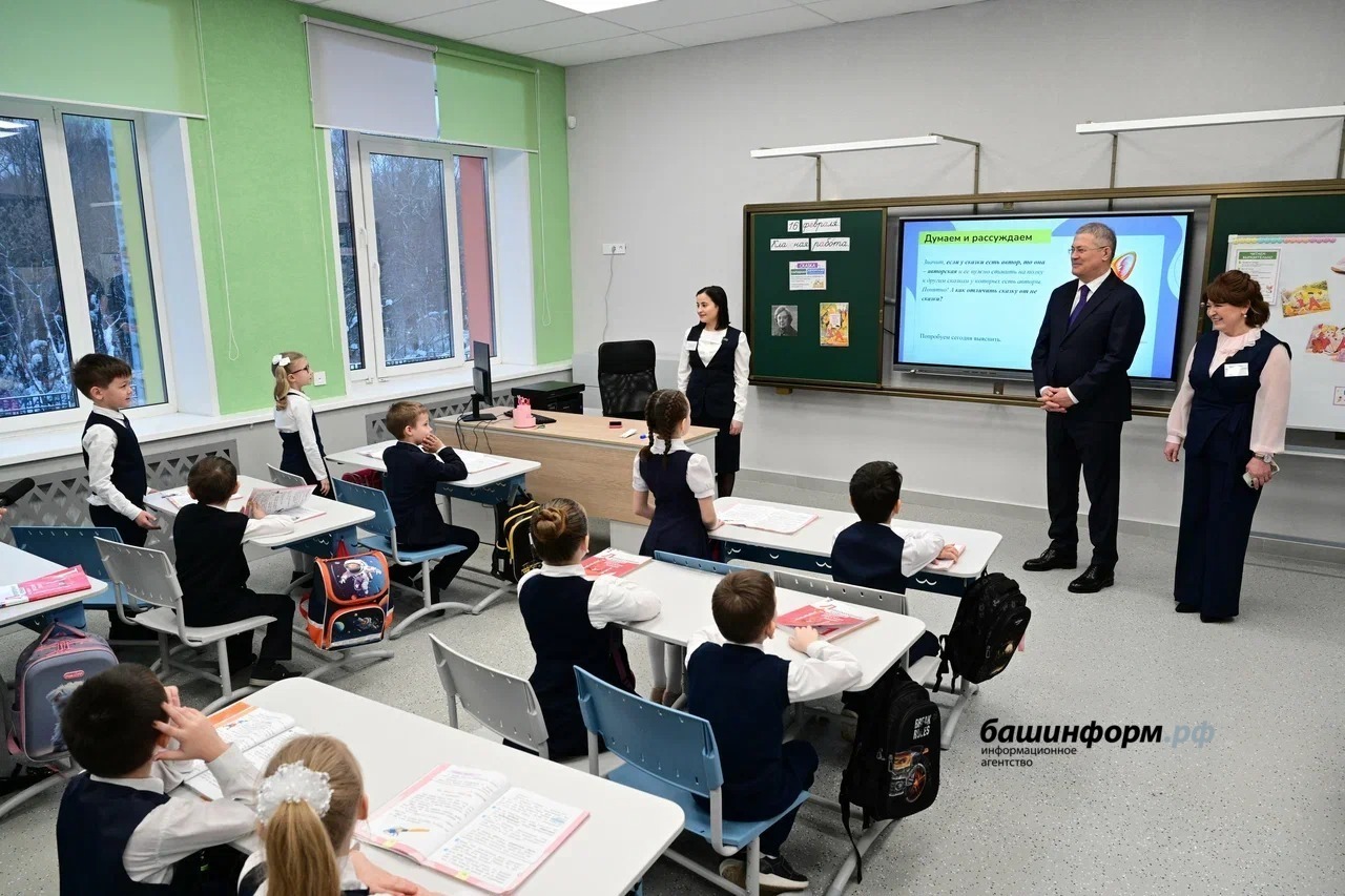 В Уфе открыли самую большую в ПФО школу на 2200 мест