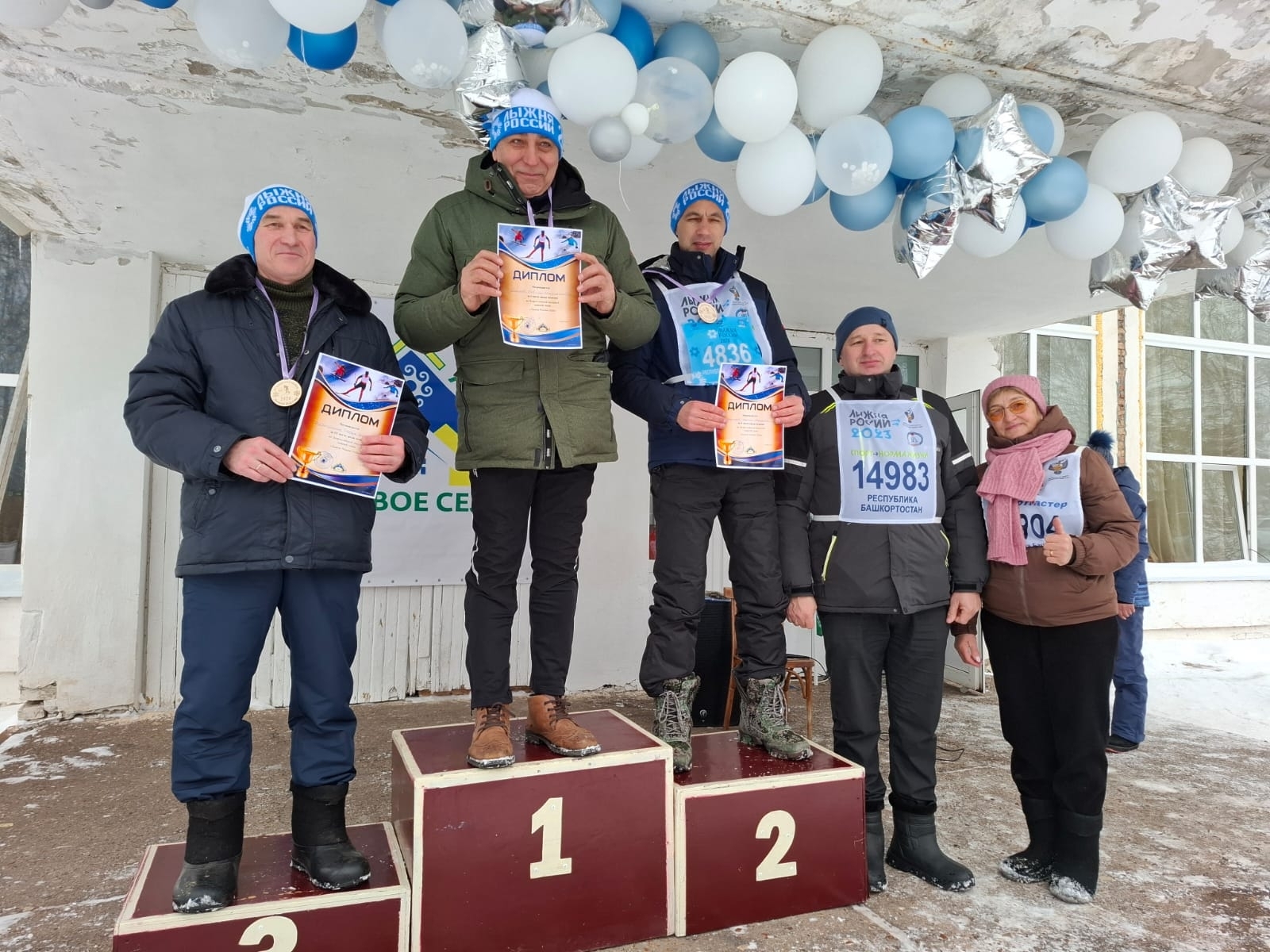 В селе Каран прошли массовые соревнования «Лыжня России»