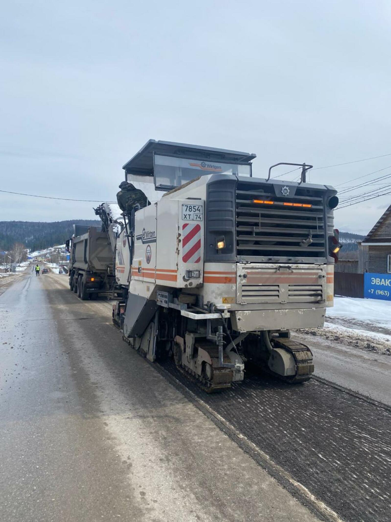 В Башкортостане завершили фрезерование на участке дороги Уфа – Иглино – Красная