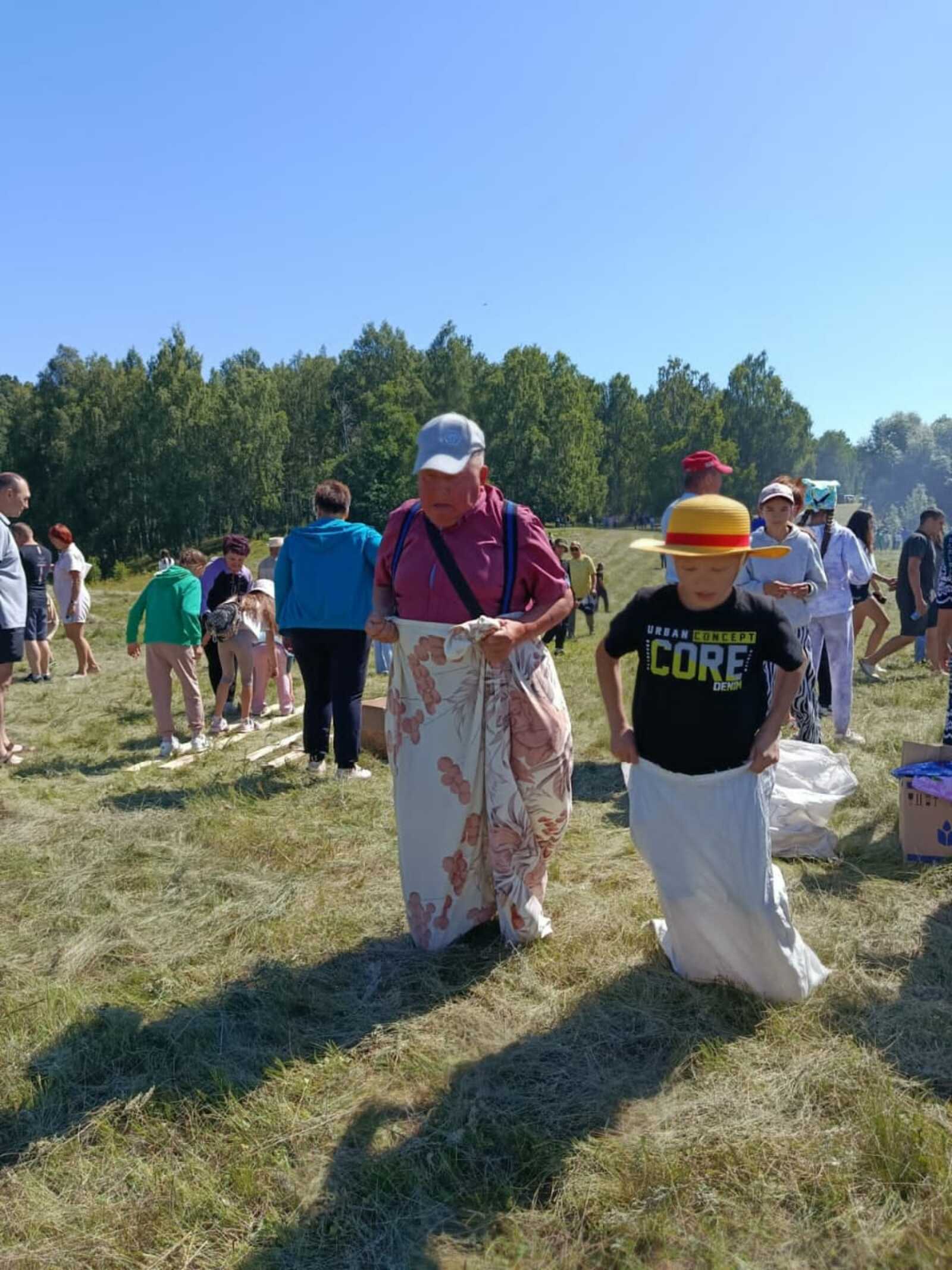 В селе Урзайбашево весело и задорно прошел Сабантуй