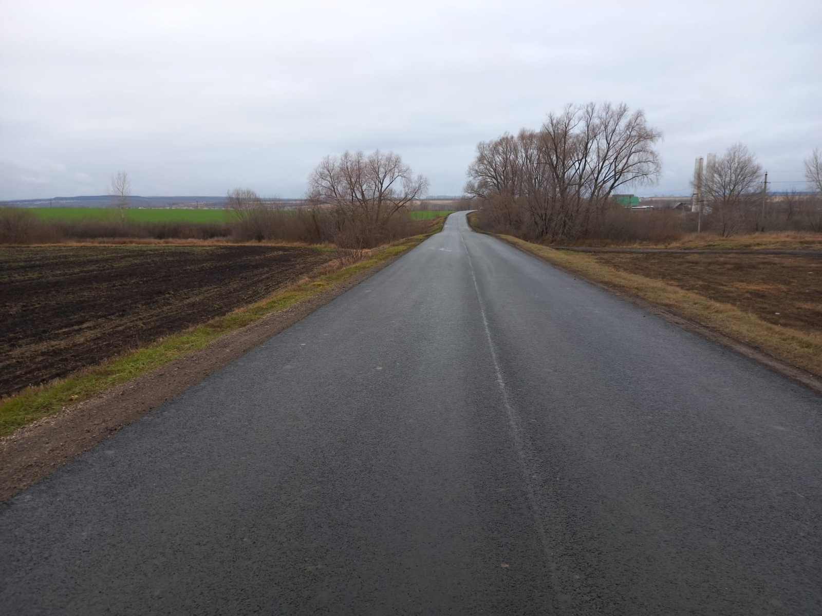 В башкирском Муравье завершили ремонт дороги