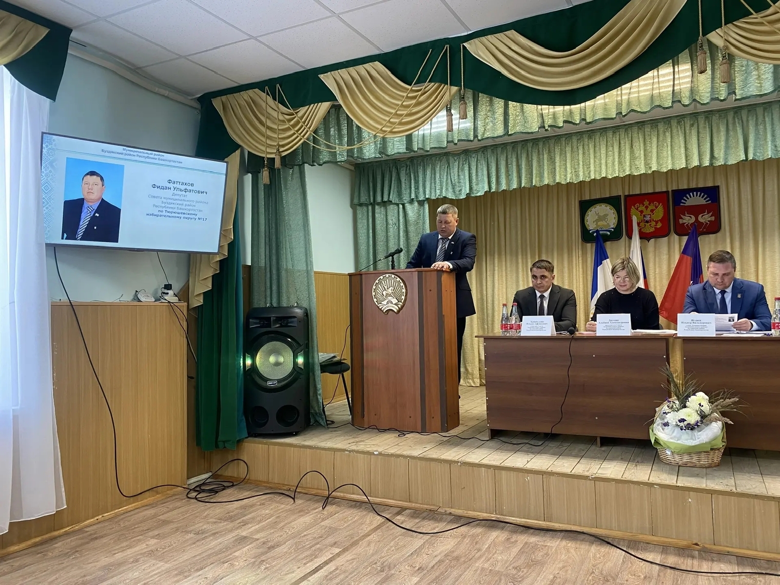 Выездное ХVI заседание Совета Буздякского района прошло в селе Тюрюшево