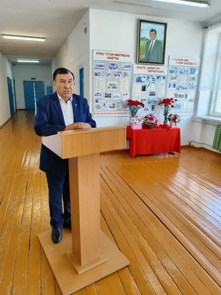 В селе Сабаево состоялась презентация книги памяти Рената Шарипова